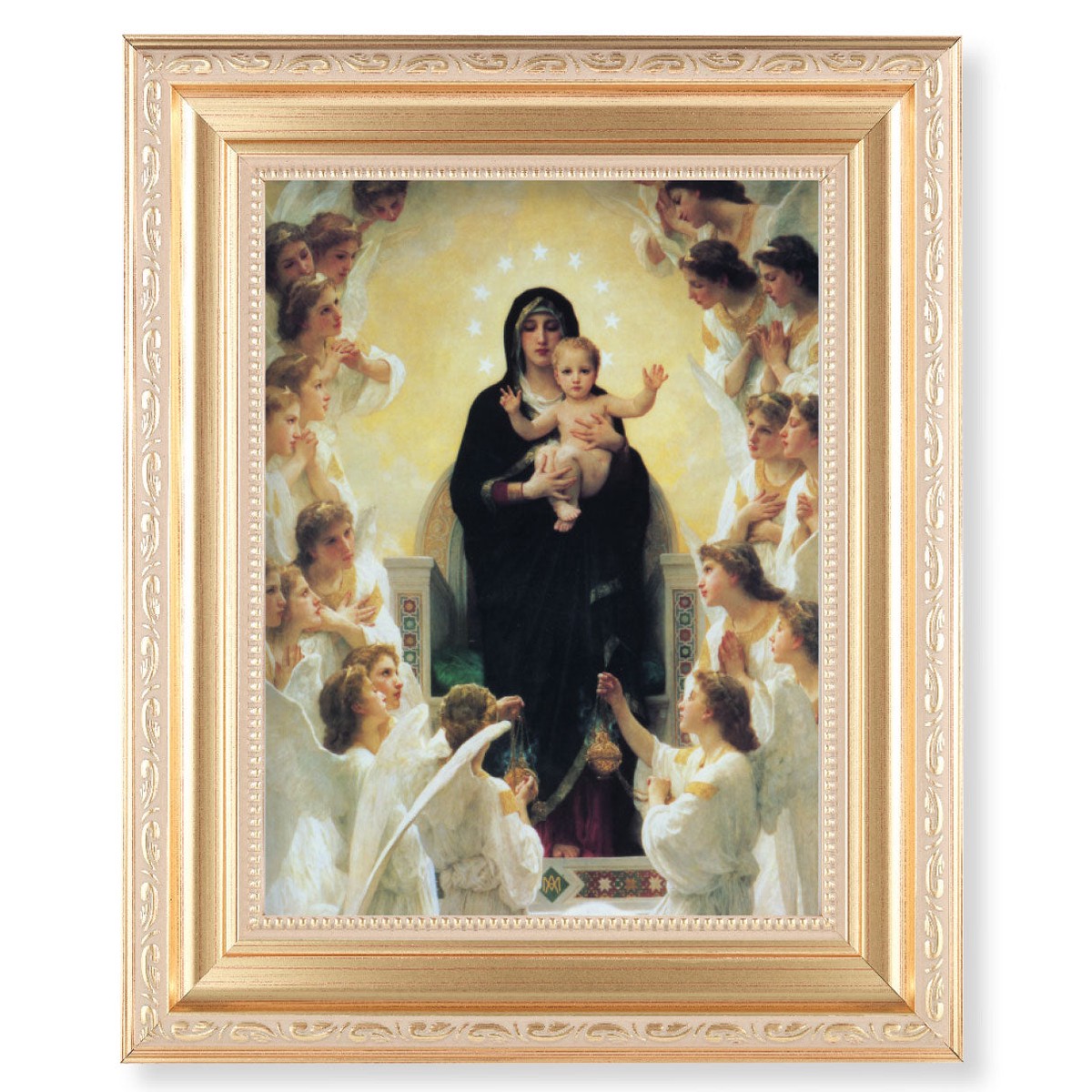Queen of Angels Gold Framed Art