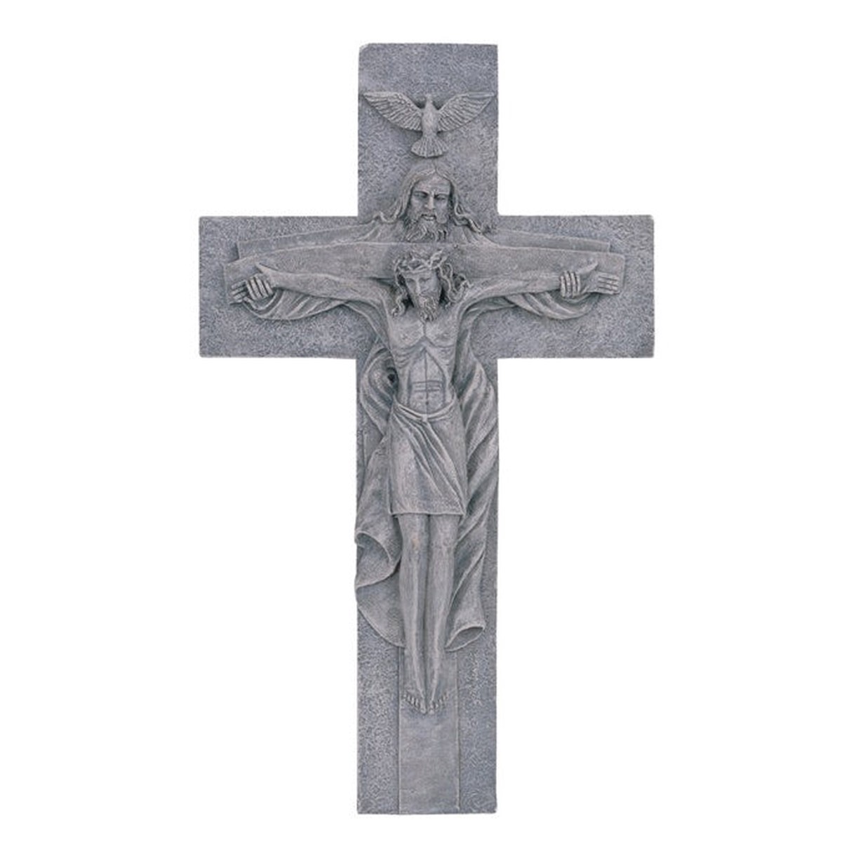 15" Stone Trinity Crucifix