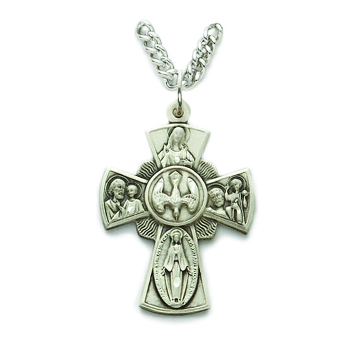 4-Way Sterling Silver Medal