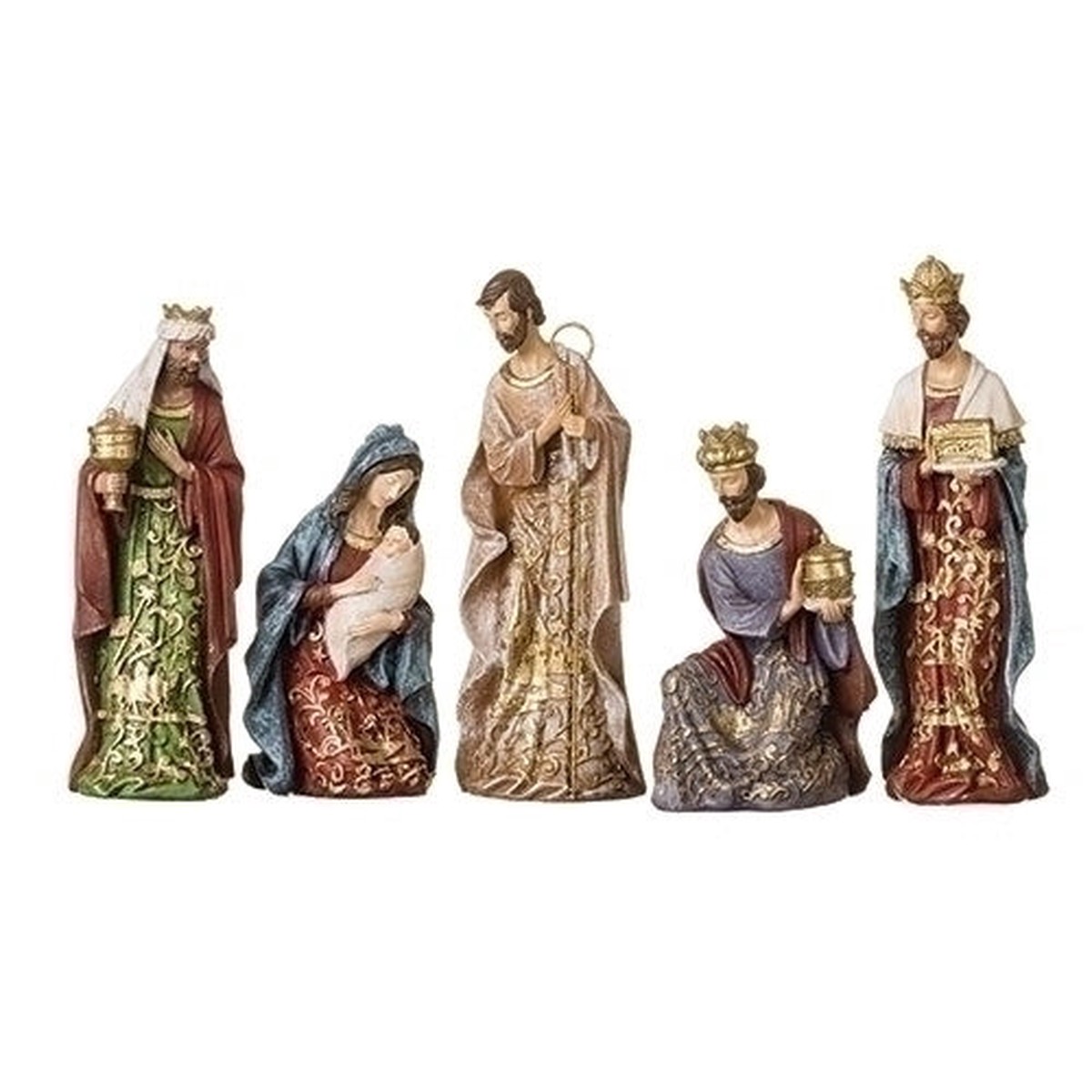 8" Goldleaf Nativity