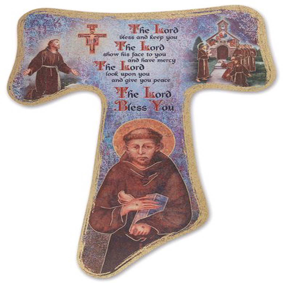 14 Franciscan Tau Wooden Cross