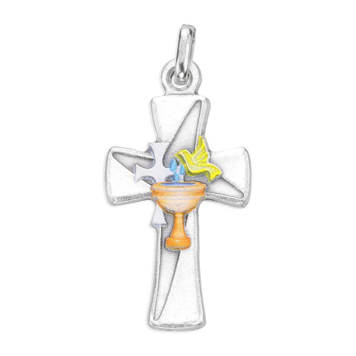 2 1/2 R.C.I.A. Cross with Epoxied Symbolism