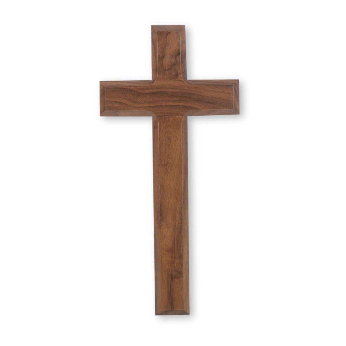 10 Walnut Wood Cross Boxed