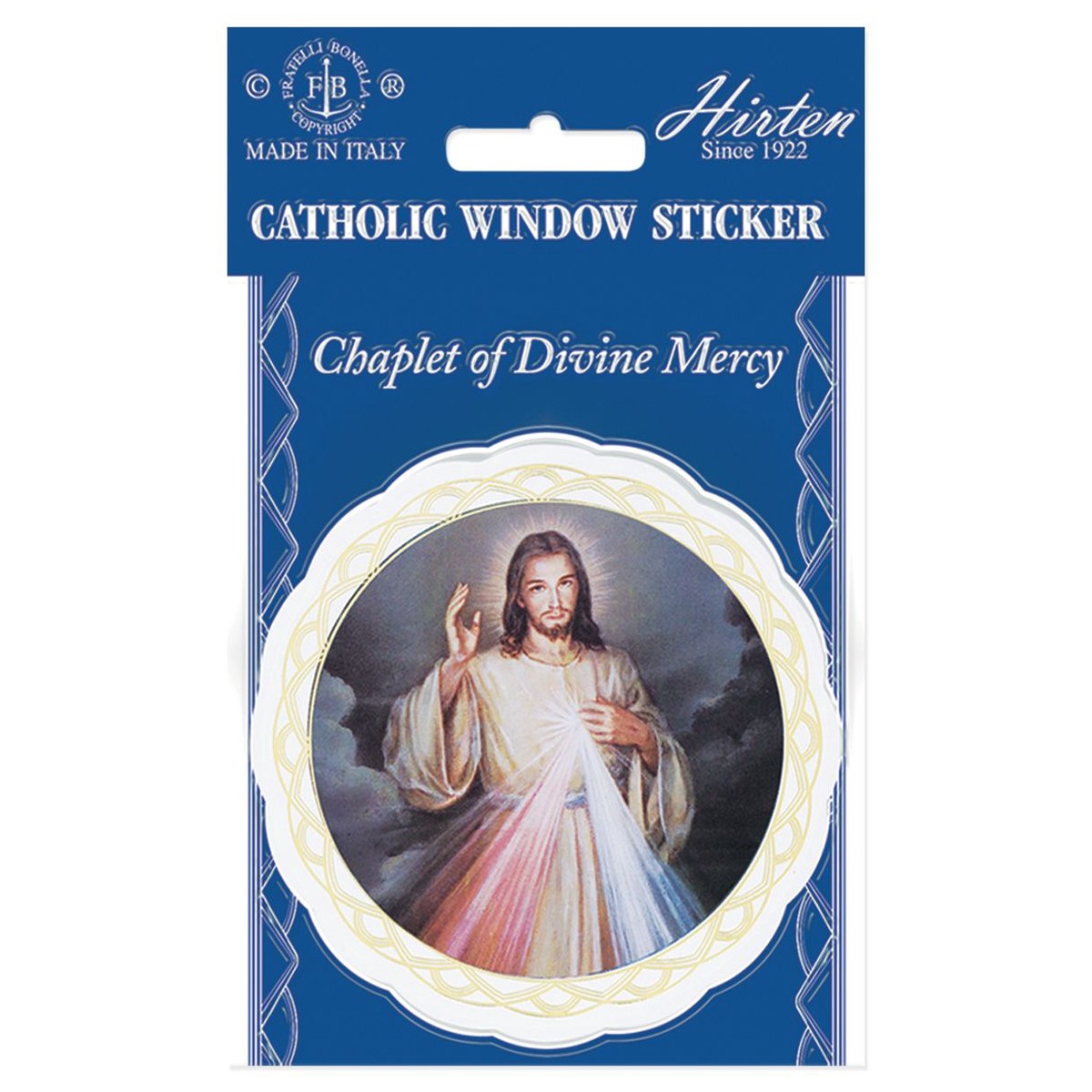 3 Divine Mercy Auto Window Sticker