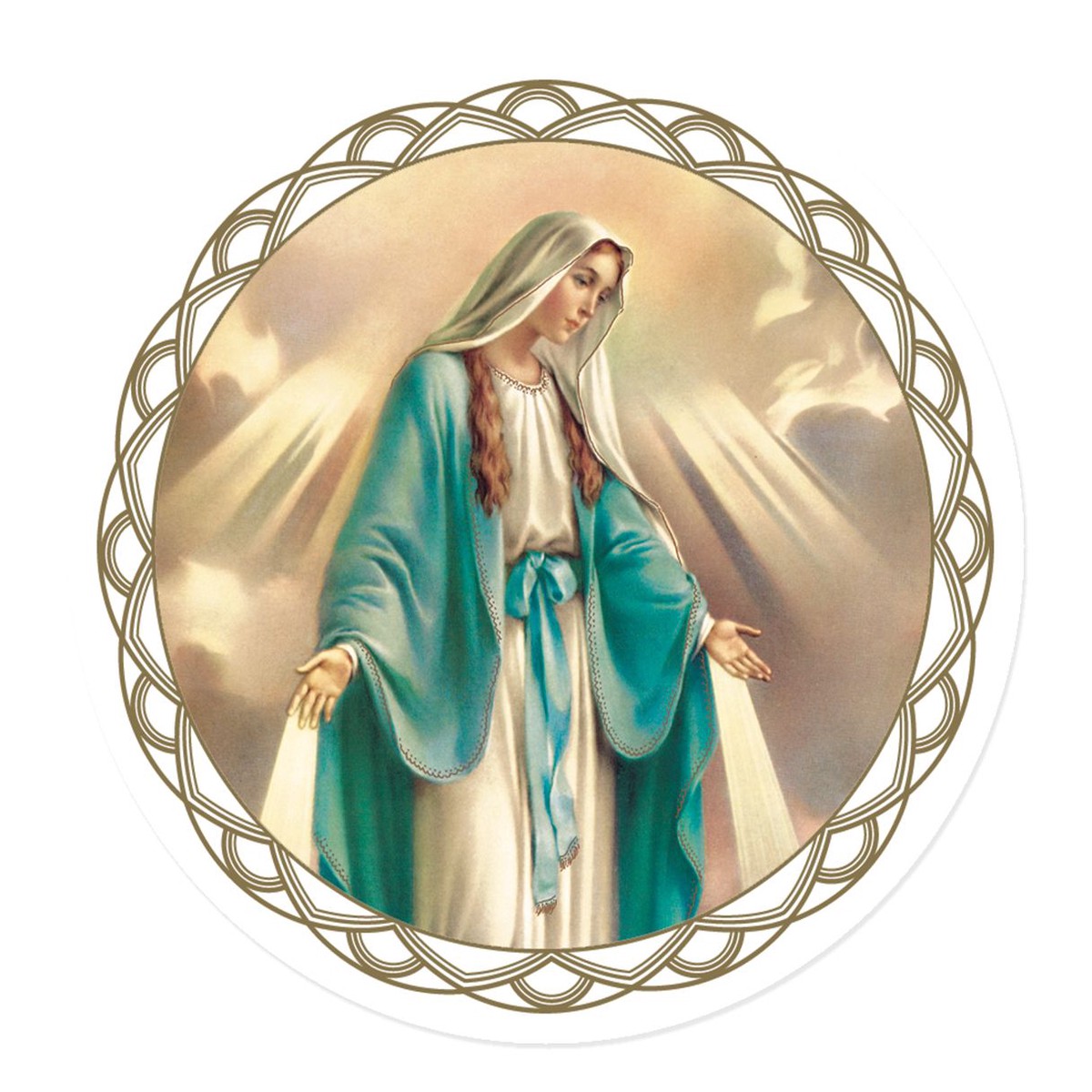 3 Our Lady of Grace Auto Window Sticker
