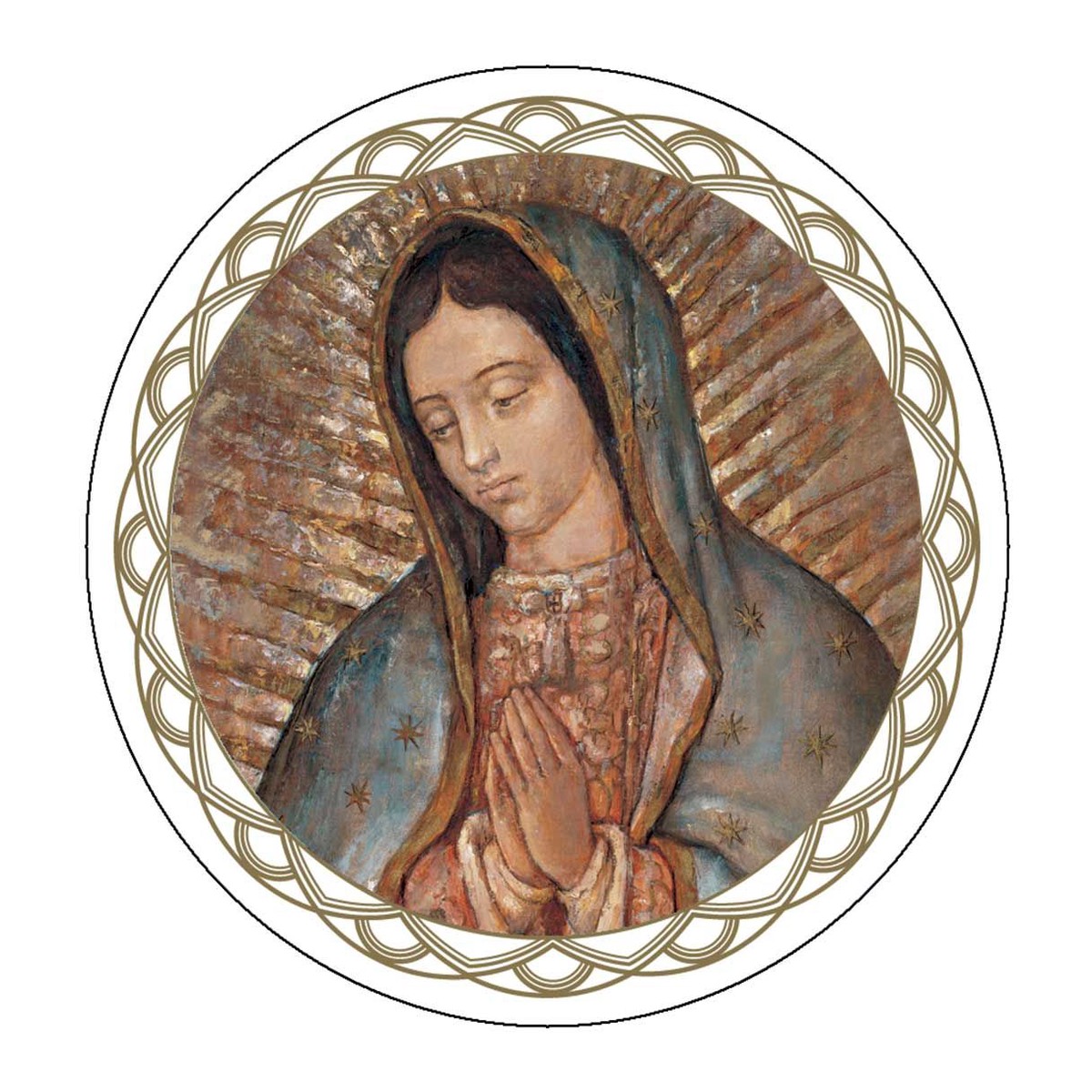 3 Our Lady of Guadalupe Auto Window Sticker