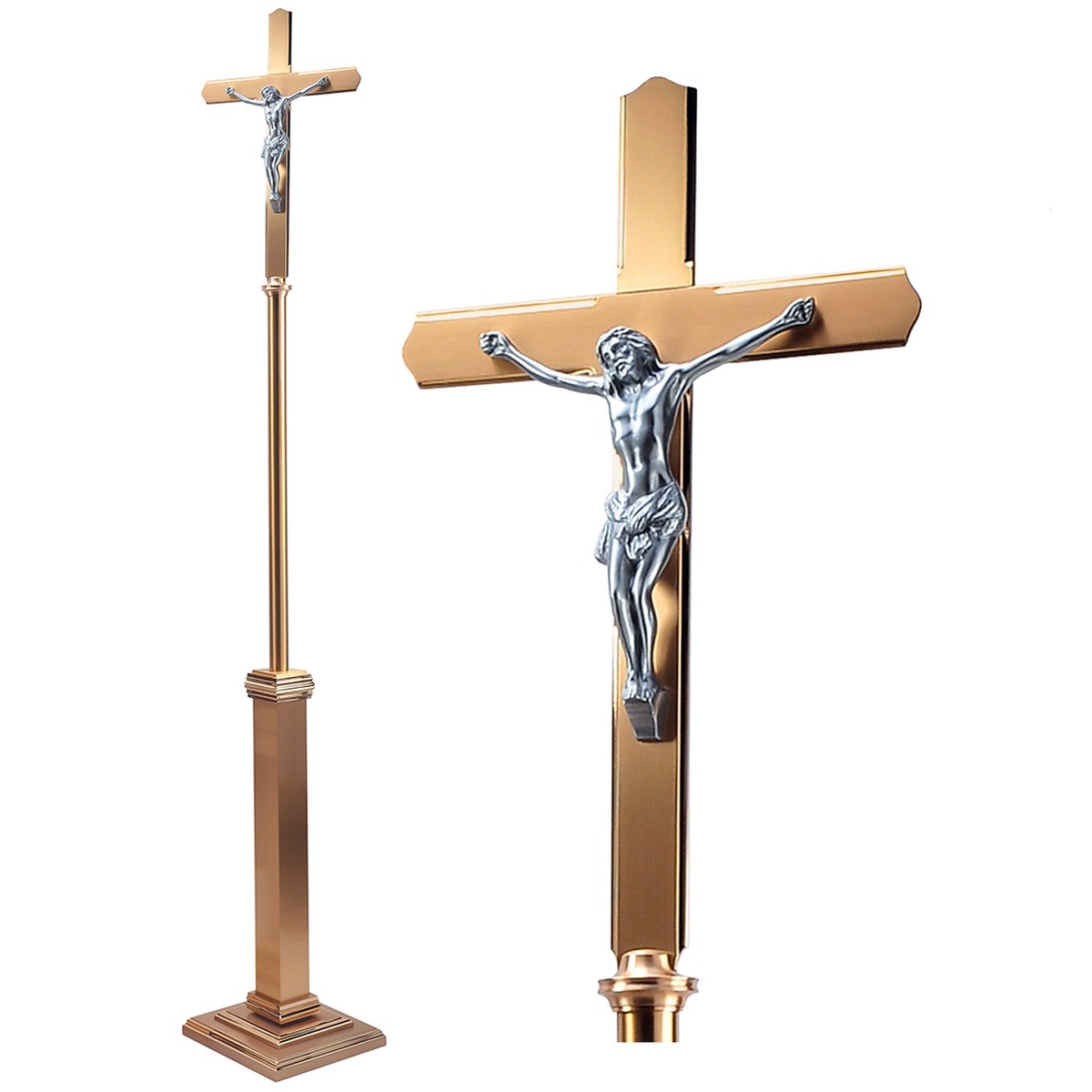 1120 Series Processional Crucifix 11PC20