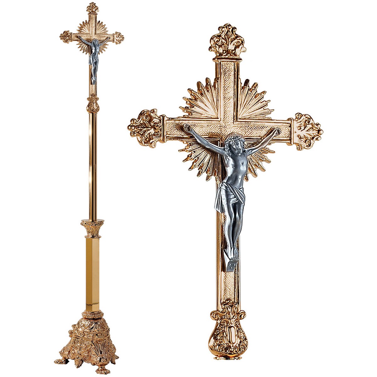 2180 Series Processional Crucifix 21PC80