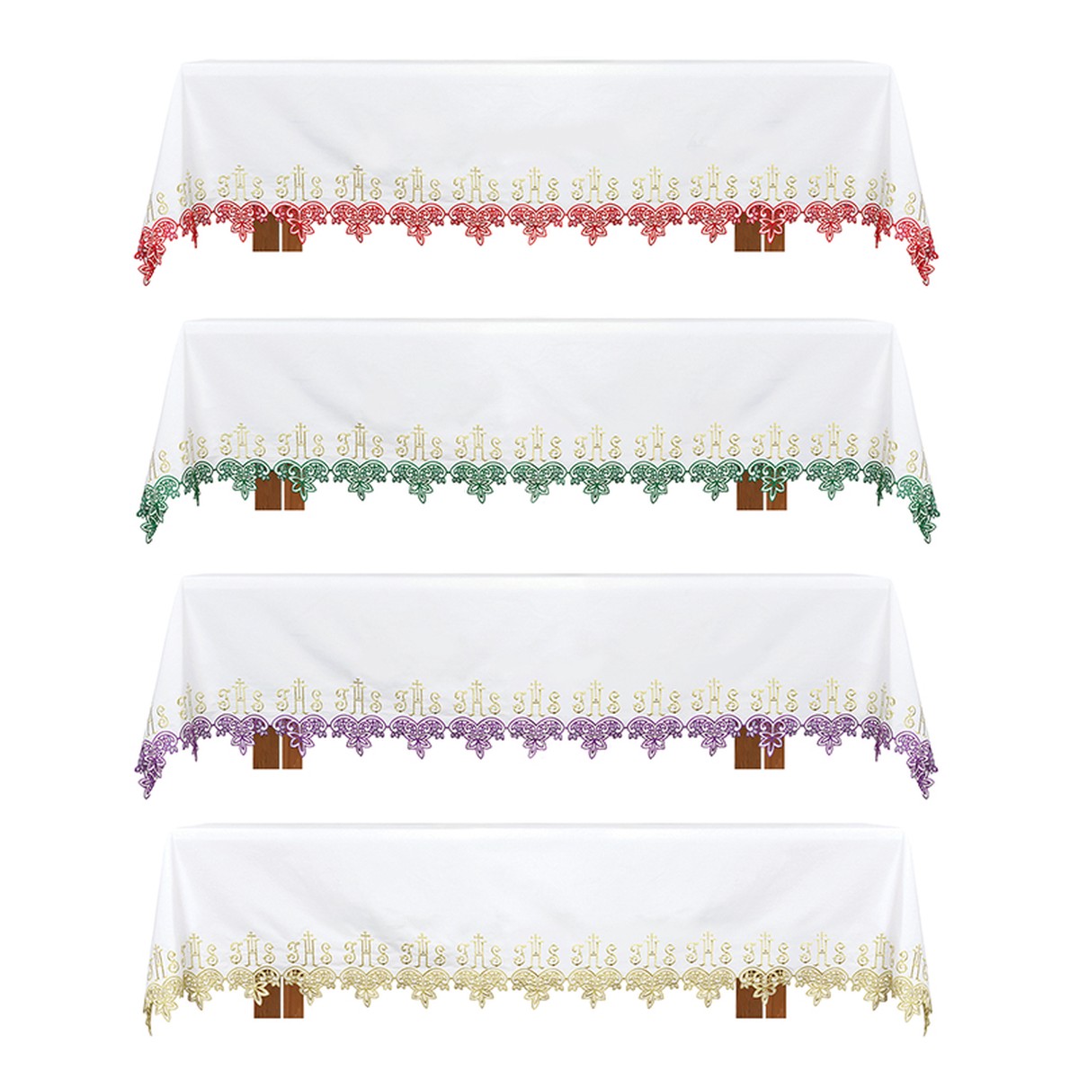 Floral IHS Altar Frontal (Sold Individually)