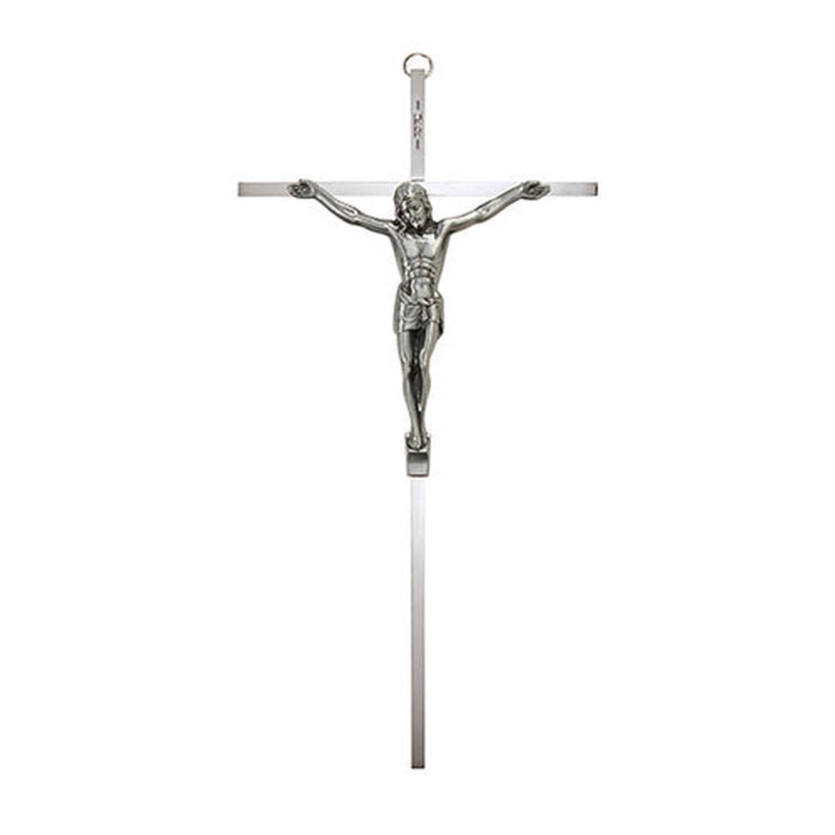 10" James Brennan Silver Chapel Crucifix