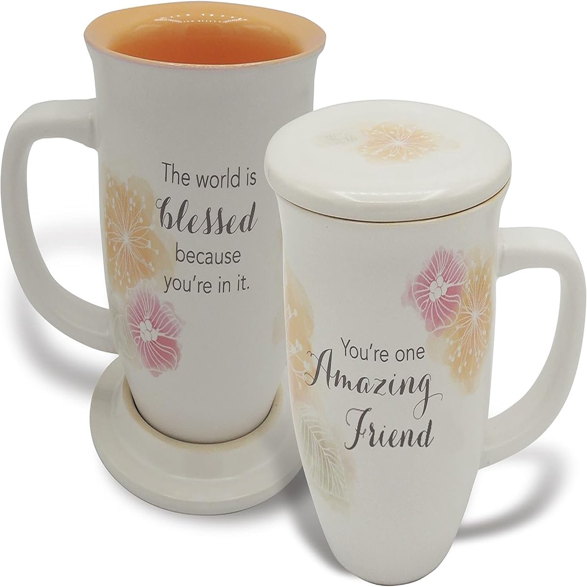 "You're One Amazing Friend" Coaster and Mug Set